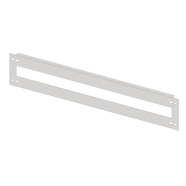 Slotted front plate 3G3 sheet steel, long cut, 37MW image 1