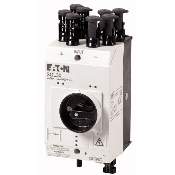 SOL30/4MC4 Switch-disconnector, DC current, 25A, 4 strings MC4 image 1