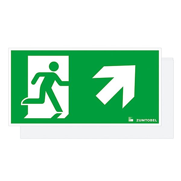 CROSSIGN 160 SP1-E002-UPR - Escape sign image 1