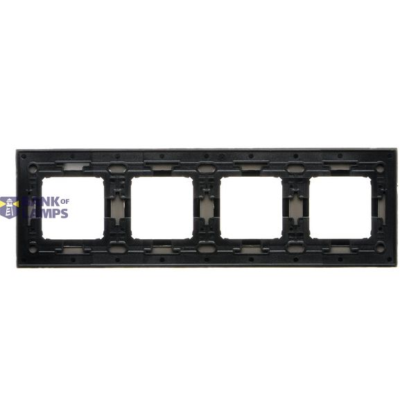 Computer socket RJ45 category 5e + telephone socket RJ12, (module), Gold matt, metalic image 1