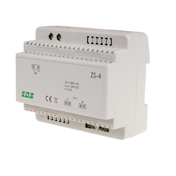 24V DC 0.5A stabilized power supply ZS-4 image 1