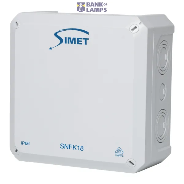 Junction box SNFK18 grey IP66 image 1