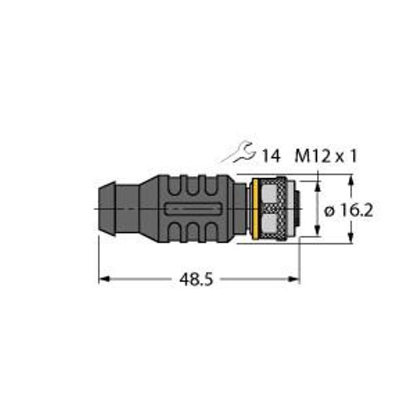 Terminating Resistor for Constructing an RFID Line Topology   RKE57-TR2/RFID image 1