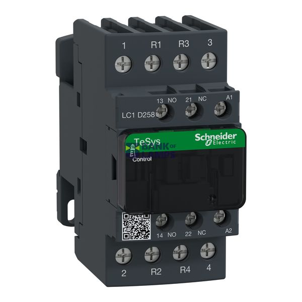CONTACTOR 25A  AC3 2P+2R 240VAC 50/60HZ image 1