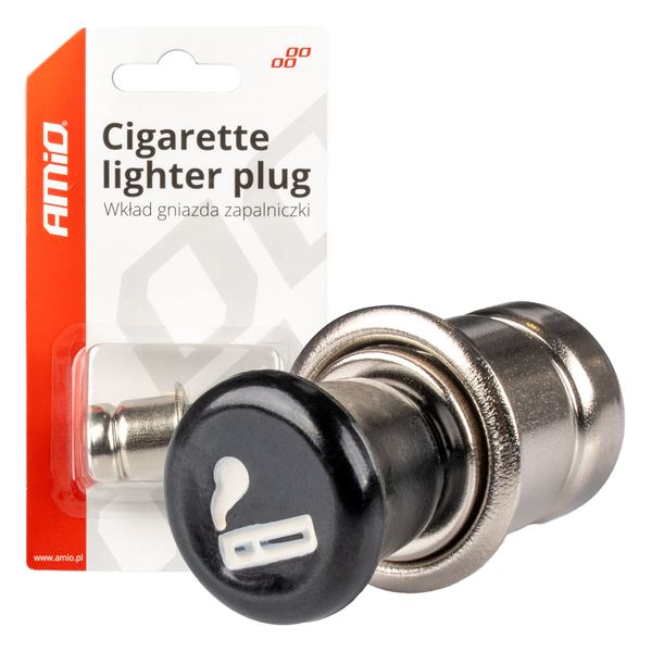 Plug to the cigarette lighter socket 12V AMIO-04356 image 1