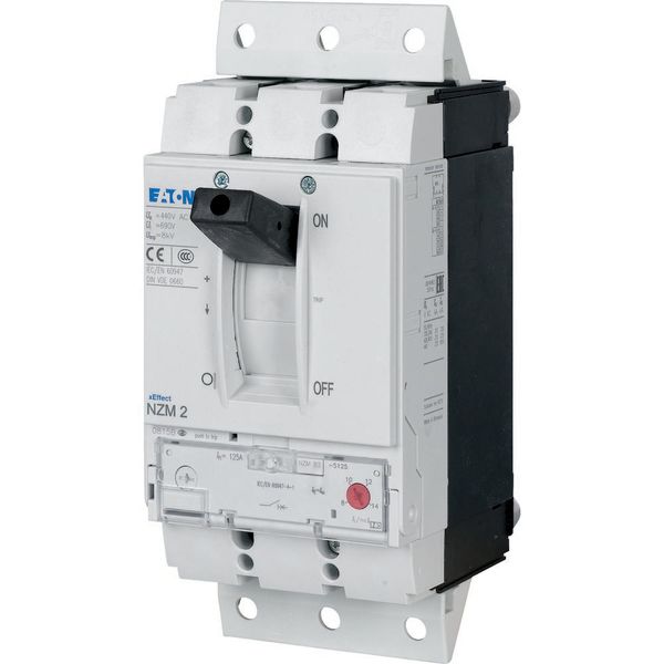 Circuit-breaker 80A 3p without bimetallic strip + withdrawable image 2