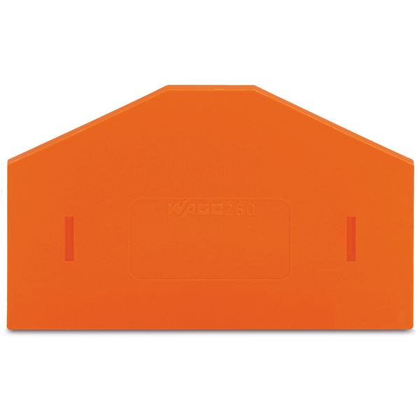 Separator plate 2.5 mm thick oversized orange image 1