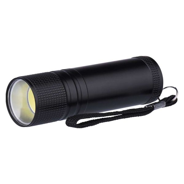 COB LED Metal Flashlight, 100 lm, 3× AAA image 1