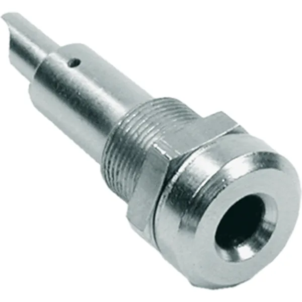 4 mm socket, solder connection, mounting Ø 8.3 mm, silver, 23.0090 image 1