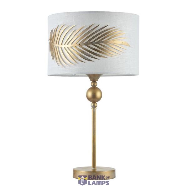 House Farn Table Lamps Gold image 1