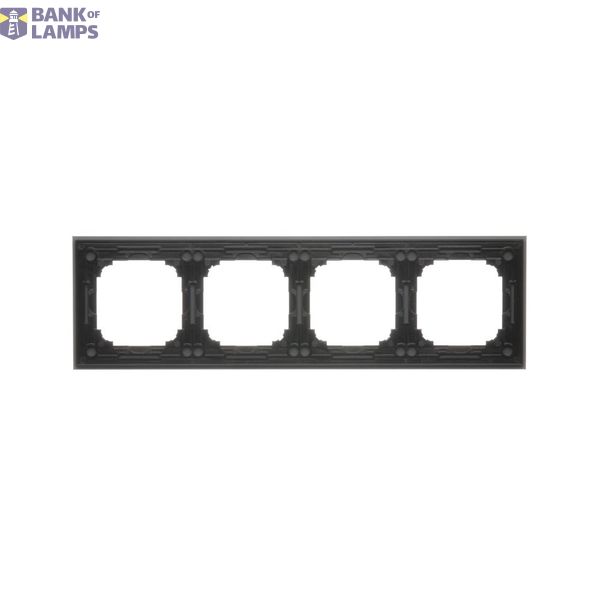 Double frame, metal, inox nero image 1