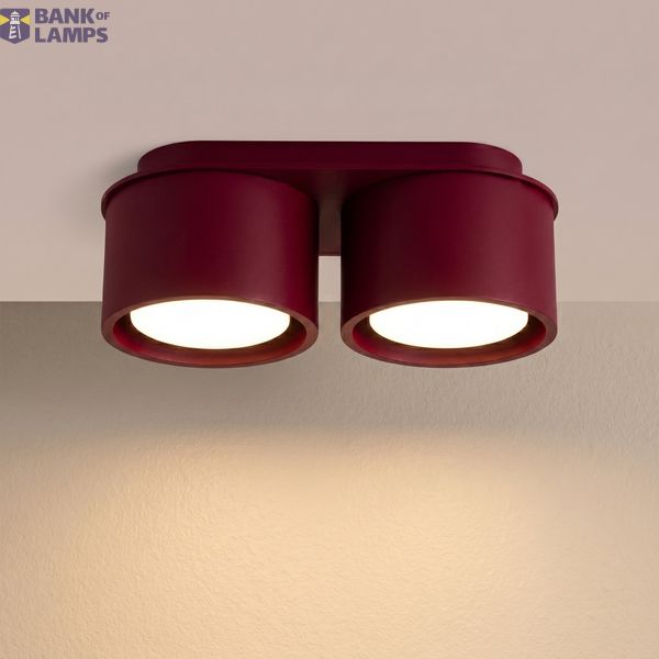 Ceiling lamp MODO 2 burgundy Gx53 image 6