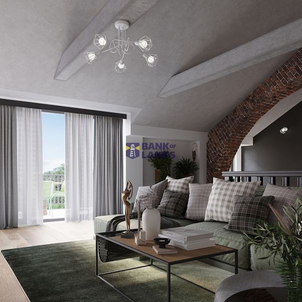 CEILING LAMP ARTEMIS 2 WHITE E14 2X40 IP20 image 9