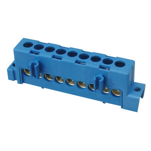 BRASS TERMINALS 9 CONNECTIONS NEUTRAL image 1