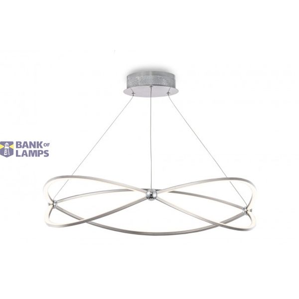 Modern Weave Pendant Lamp Nickel image 2