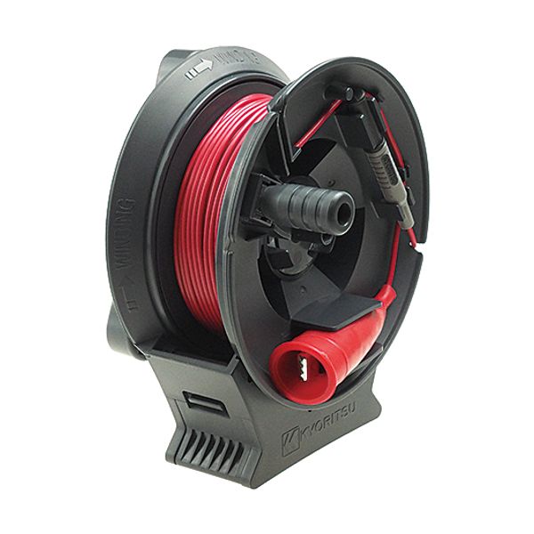 Cable reel for Earth resistance tester (Red) image 1
