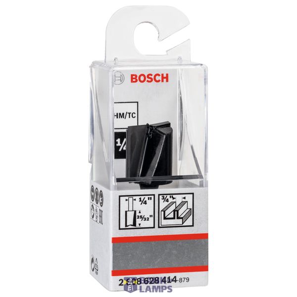 Straight bit, 1/4", D1 19 mm, L 19.6 mm, G 51 mm image 2