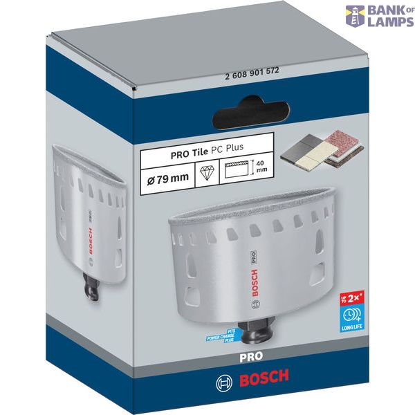 PRO Tile PC Plus Hole Saw, 79 mm image 1