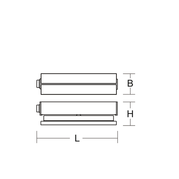 LINEDO, 41...73 W, 6300...10400 lm, 840, silver, DALI Continuous line  image 4