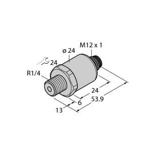 Pressure Transmitter With Current Output (2-Wire)   PT40V-1010-I2-H1143 image 1