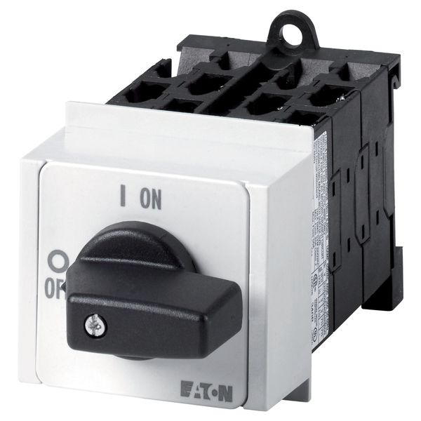 T0-5-8361/IVS Changeoverswitches, T0, 20 A, service distribution board mounting, 5 contact unit(s), Contacts: 10, 60 °, maintained, With 0 (Off) position, 1-0-2, De image 4