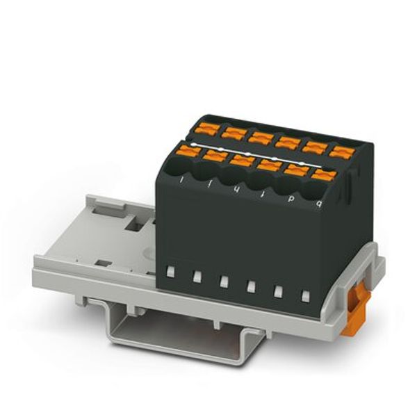 PTFIX 12X2,5-NS35 BK - Distribution block image 3