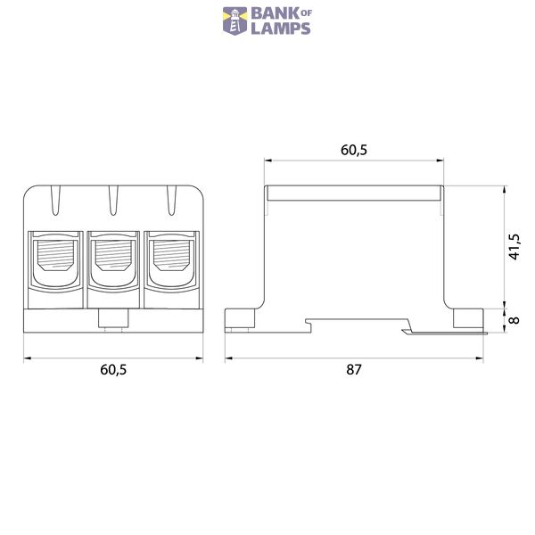 Pass-through connector WLZ35/3x95/n image 2