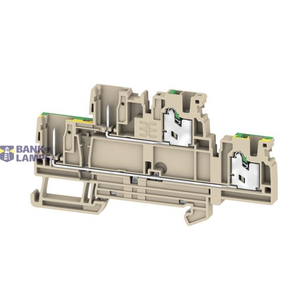 Pluggable terminal, SNAP IN, dark beige, 2.5 mm², 24 A, Number of conn image 1