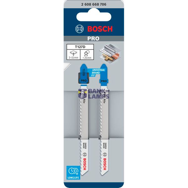 PRO Aluminium T127D Jigsaw Blade 2 pcs. image 2