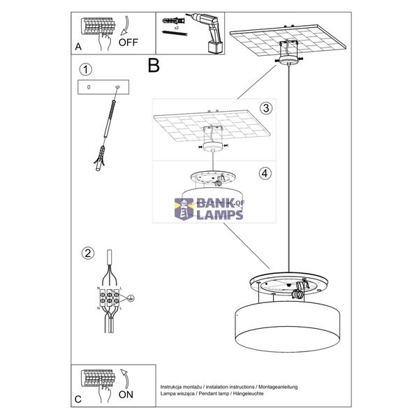 SOLLUX - pendant luminaire ARENA 45 white SL.0120 image 7