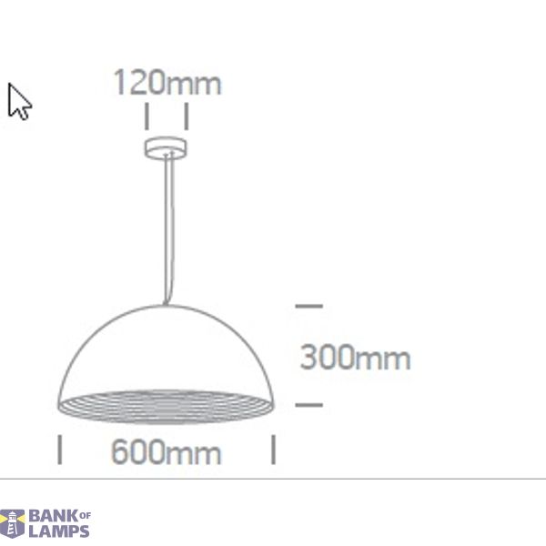 WHITE E27 25W BRASS REFLECTOR image 2