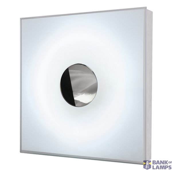NEODISC wall and ceiling light , alu-brushed/chrome, T8 Energy Saver, 32W image 1