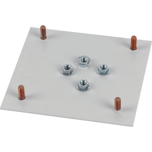 XAS3-3 Cover, cut out for circuit breaker, NZM3, 3p, grey image 3
