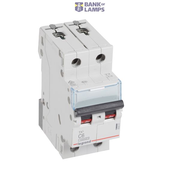 MCB TX³ 10000 - 2P - 230/400 V~ - 6 A - C curve image 2