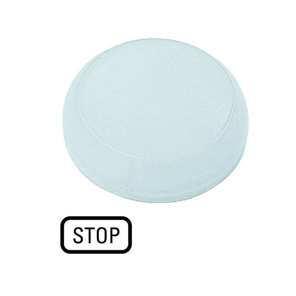 M22-XL-W-GB0 Lens, indicator light white, flush, STOP image 4