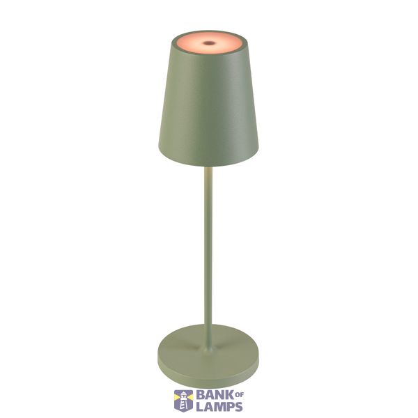 VINOLINA TWO, table lamp, battery-powered, IP65, 2200/2700/3000K, TOUCH, green image 3