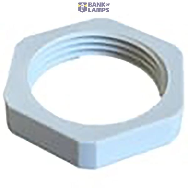 Locknut Polyamide 6 with 25 Percent Glass Fibre PG13 RAL 7035 image 1
