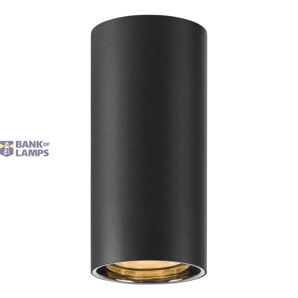ASTO TUBE, ceiling-mounted light, cylindrical, GU10, 1x max. 10 W, black image 3