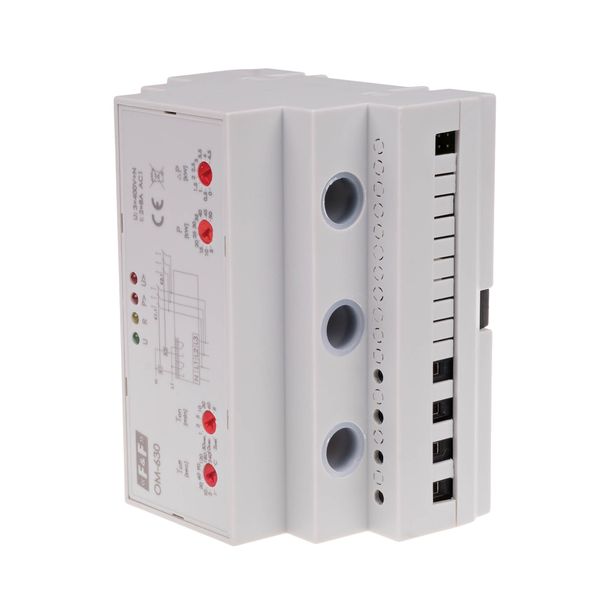 three-phase power consumption limiter, direct measurement up to 50kW, DIN rail mounting image 3