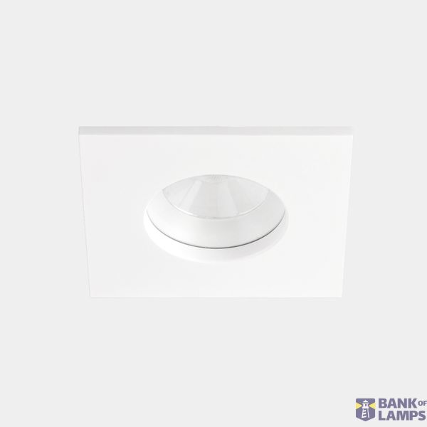 Downlight Play IP65 Square Fixed 17.7W LED warm-white 2700K CRI 90 50.8º DALI-2 White IP65 1367lm image 1