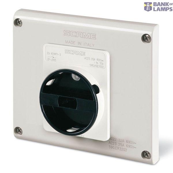 RECEPTACLE 125A 2P 3W 6h IP67 200-250V image 1