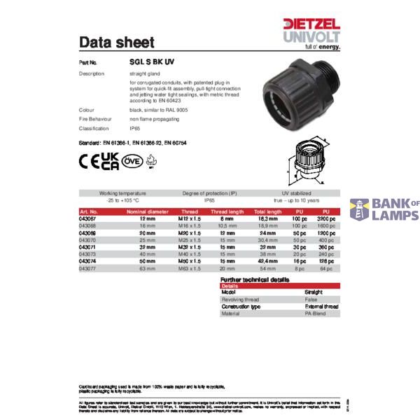 SGL 6363 S BK UV image 2