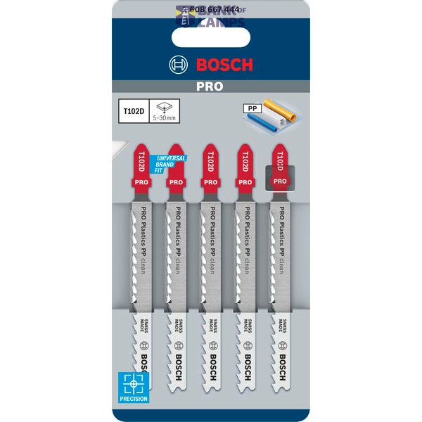 Jigsaw blade T 102 D Clean for PP 5 pcs. image 3