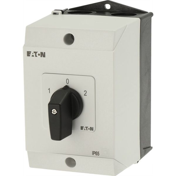 T3-2-8400/I2 Reversing switches, T3, 32 A, surface mounting, 2 contact unit(s), Contacts: 4, 45 °, maintained, With 0 (Off) position, 1-0-2, Design number 8400 image 45