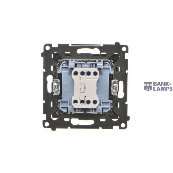 R-TV-SAT final aerial socket, (module), Simon 24, IP20/IP44, graphite mat image 1
