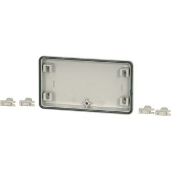 FL3-X Flange, closed, HxWxD=116x250x23mm image 2