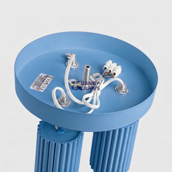 Ceiling lamp KARBON 3P azure image 8