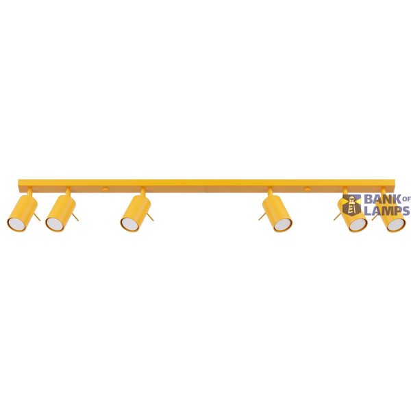 Ceiling lamp RING 6L yellow image 6