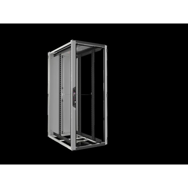 VX IT, solid, 19" mounting angles standard,RAL7035,WHD 800x2000x1200mm,42U image 1