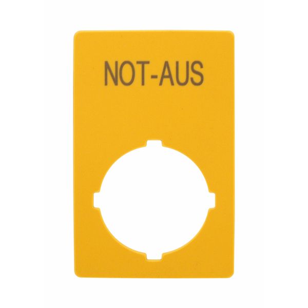 Emerg.stop label 33*50 image 1